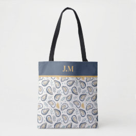 Bolsa Tote Custom Elegant Marine Oysters