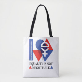 Bolsa Tote Custom Equality Is Not Negotiable Women's Day 