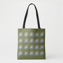 Bolsa Tote Custom flower design 