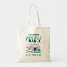 Bolsa Tote Custom Funny Finance 