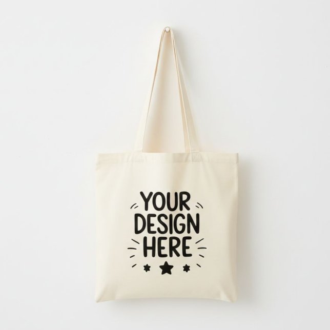 Bolsa Tote Custom Illustrated Cotton Canvas Bag (Criador carregado)