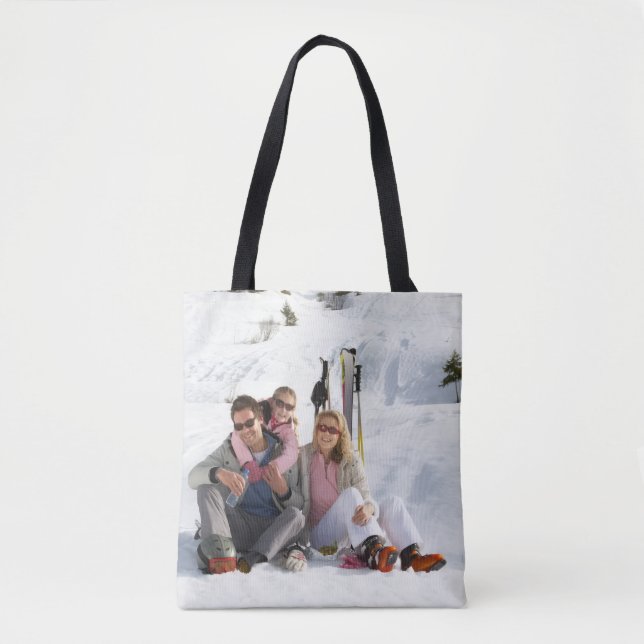 Bolsa Tote Custom Image | Upload 2 Full Photos Design (Frente)