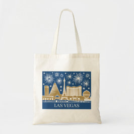 Bolsa Tote Custom Las Vegas Strip Skyline Vintage Cityscape