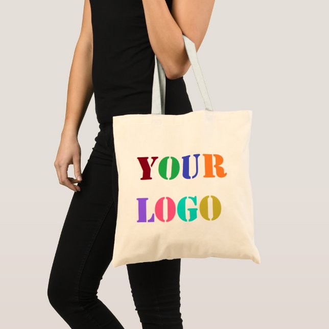 Bolsa Tote Custom Logo Tote Bag Your Promotional Personalized (Frente (produto))