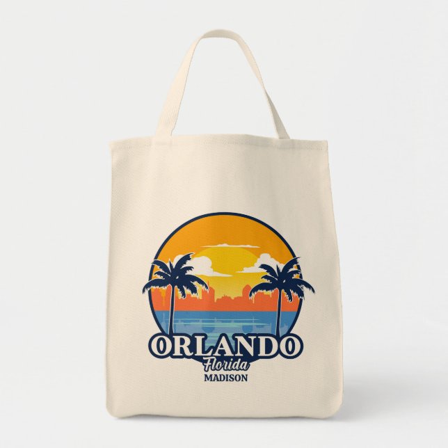 Bolsa Tote Custom Name Orlando Florida (Frente)