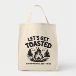 Bolsa Tote Custom Text Camping