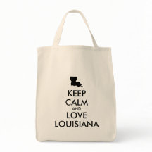 Customizable KEEP CALM and LOVE LOUISIANA