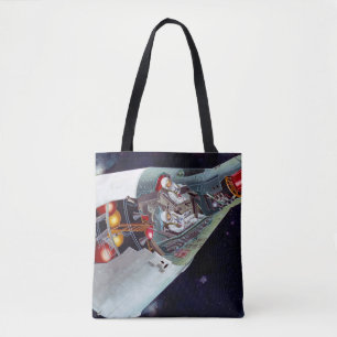 Bolsa Tote Cutaway, Uma Nave Espacial Gemini De Duas Pessoas 