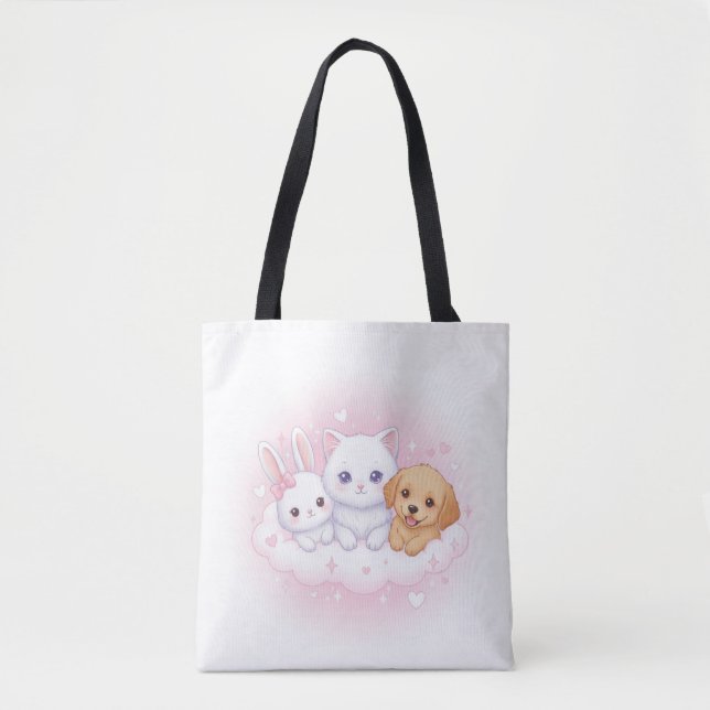 Bolsa Tote Cute animals  (Frente)