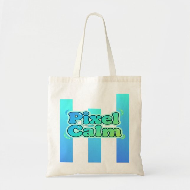 Bolsa Tote Cute Anime Gamer Boy Pixel Calm (Frente)