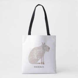 Bolsa Tote Cute Capybara Personalizada