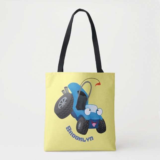 Bolsa Tote Cute dune buggy off road vehicle cartoon (Frente)