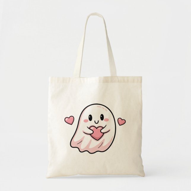 Bolsa Tote Cute ghost boo (Frente)