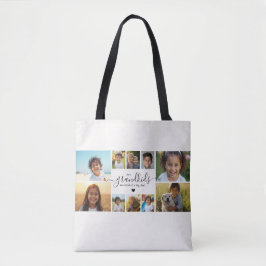 Bolsa Tote Cute Grandchildren Photo Collage for Grandma