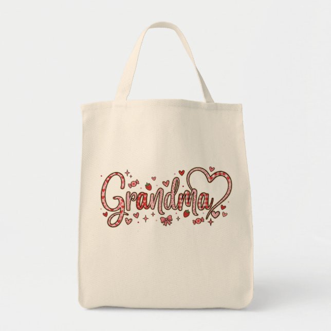 Bolsa Tote Cute Grandma Tote Bag (Frente)