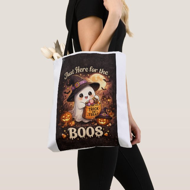 Bolsa Tote Cute Halloween  (Close Up)