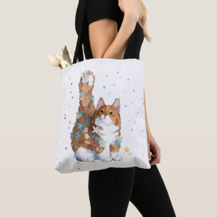 Bolsa Tote Cute Kitty Cat Pet Animal 