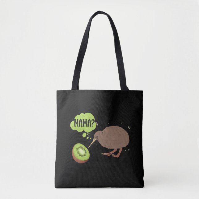 Bolsa Tote Cute Kiwi Bird Humor Nova Zelândia (Frente)