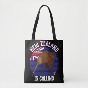 Bolsa Tote Cute Kiwi Bird Viagem da Nova Zelândia