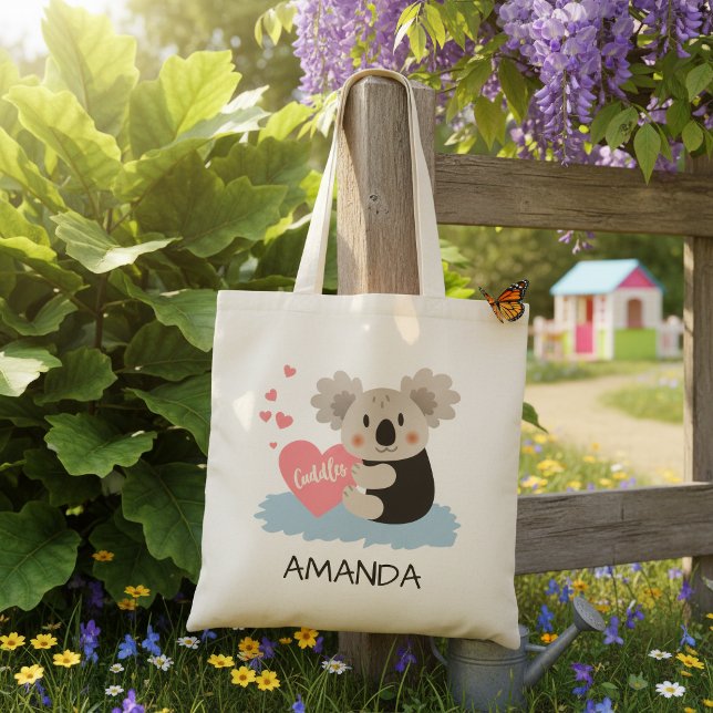 Bolsa Tote Cute Koala Cudles ID386 (Criador carregado)