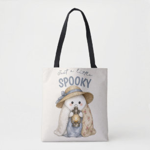 Bolsa Tote Cute Lanterna de Fantasma Assustador Halloween Cot