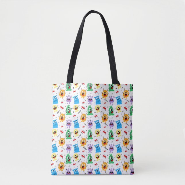Bolsa Tote Cute Little Monsters (Frente)
