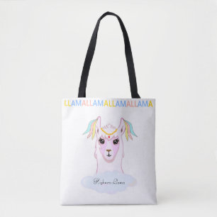 Bolsa Tote Cute Llama