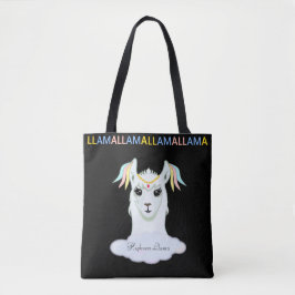 Bolsa Tote Cute Llama