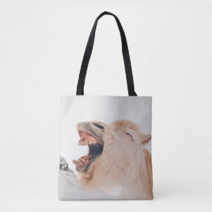 BOLSA TOTE CUTE LLAMA ALPACA LAUGHING