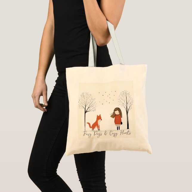 Bolsa Tote Cute Minimalist Watercolor Beige  (Frente (produto))