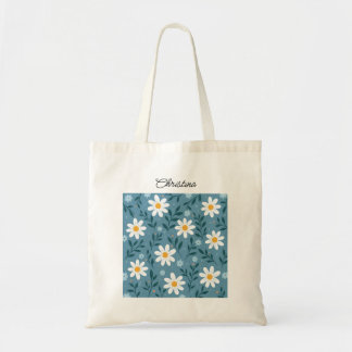 Bolsa Tote Cute Modern Feminine Personalized Floral Tote Bag