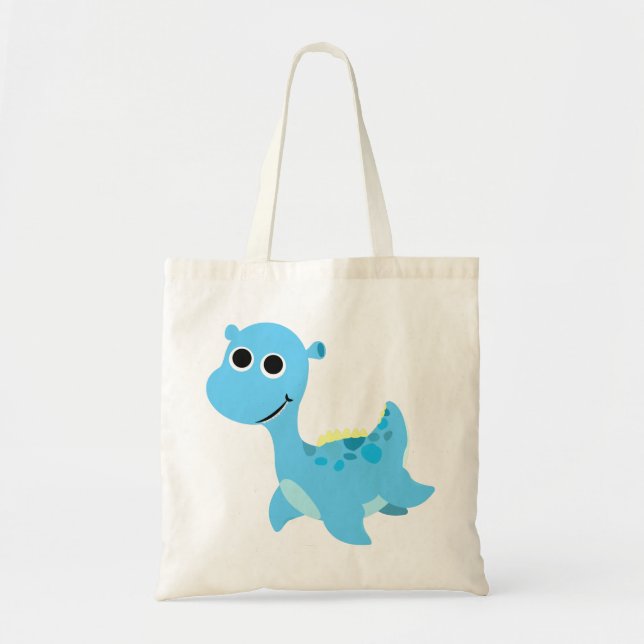 Bolsa Tote Cute Monstro do Lago Azul (Frente)