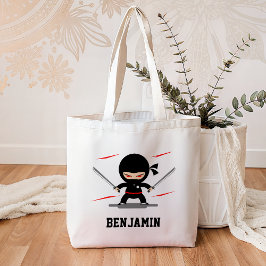 Bolsa Tote Cute Ninja Warrior Kids