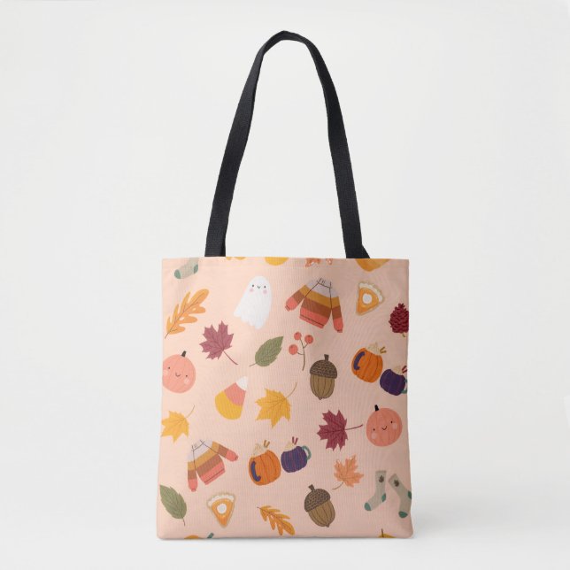 Bolsa Tote Cute Outono (Frente)