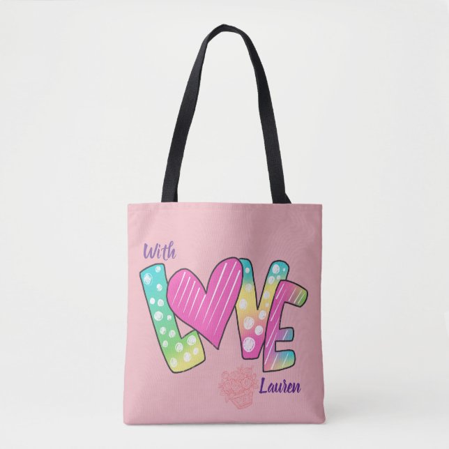 Bolsa Tote Cute personalizado (Frente)