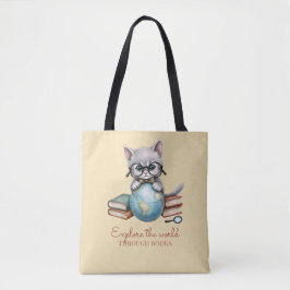 Bolsa Tote Cute Personalizado "Wander Cat"