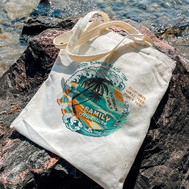 Bolsa Tote Cute Retro Summer Beach Trip Family Reunion Custom