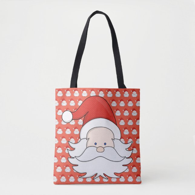 Bolsa Tote Cute Santa Claus (Frente)