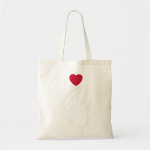 Bolsa Tote Cute Saranghae Coreano Dedo Coração K-Pop K-Dram