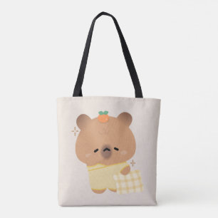 Bolsa Tote Cute Sleepy Capybara