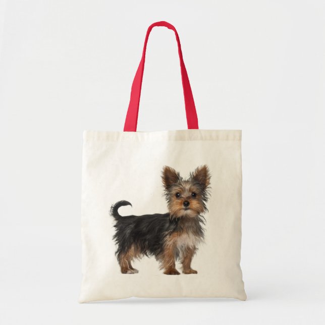 Bolsa Tote Cute Yorkie Lover Puppy Dog Yorkshire Terrier (Frente)