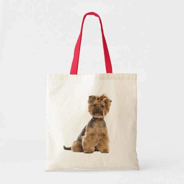 Bolsa Tote Cute Yorkie Puppy Dog Lover Gift Yorkshire Terrier (Frente)