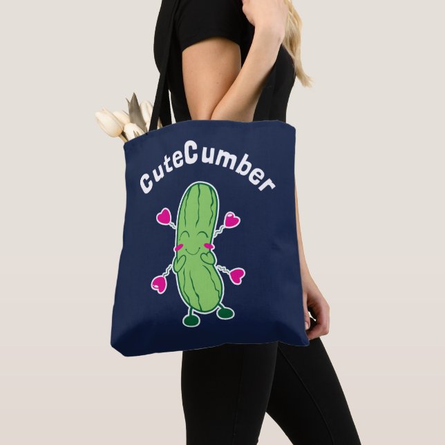 Bolsa Tote CuteCumber (Close Up)