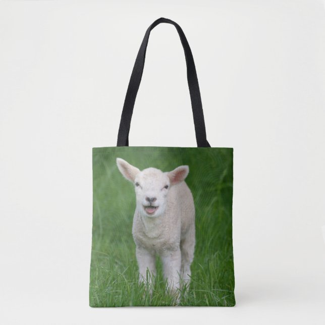 Bolsa Tote Cutest Baby Animals | Lil Lamb (Frente)