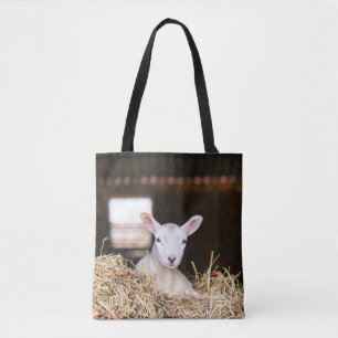 Bolsa Tote Cutest Baby Animals Newborn Lamb
