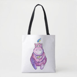 Bolsa Tote Cuz Roxo-Branco