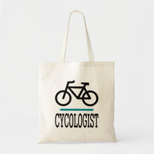 Bolsa Tote CYCOLOGIST Engraçado Ciclismo Bikes Amor