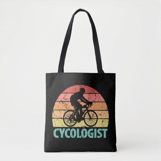 Bolsa Tote Cycologist Funny Cycling (Frente)