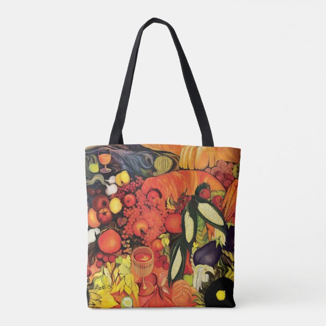 Bolsa Tote ~ da abundância por Aleta (Verso)