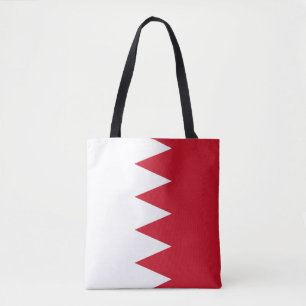 Bolsa Tote da Bandeira Patriótica do Bahrein